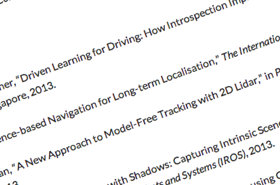 Angled Screenshot of citations from a paper or thesis.